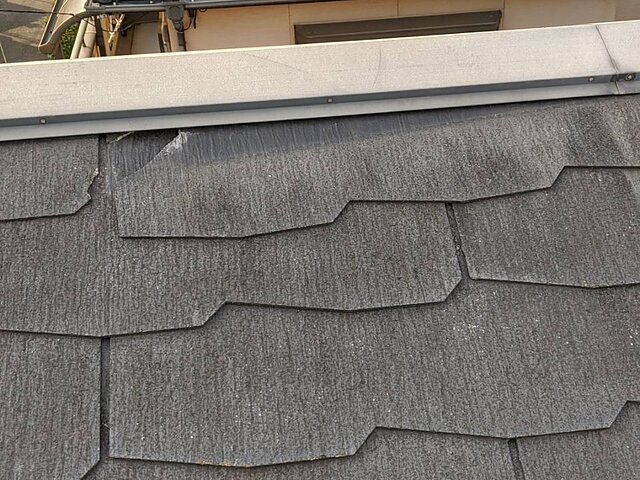 福岡市 南区　棟包板金の取り替え　瓦の種類：コロニアル